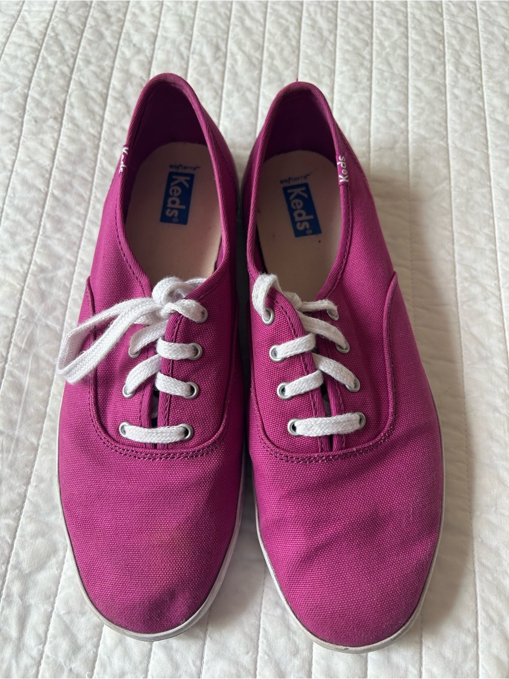 Keds Women's Canvas Sneakers - Magenta Pink